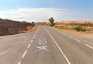 Huesca - A1213 - Huesca - Sariñena - Mal estado de la carretera