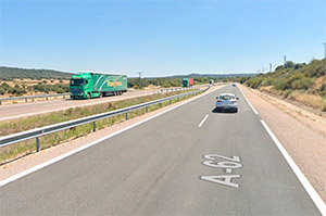 Salamanca - A62 - Desde Ciudad Rodrigo a Salamanca - Mal estado de la carretera